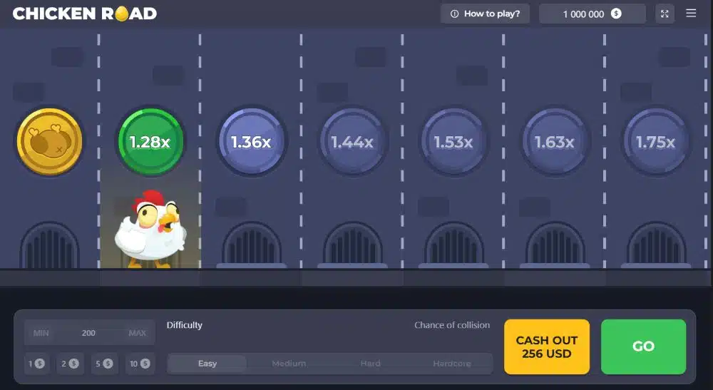 Chicken Road sur Smartphone et Tablette